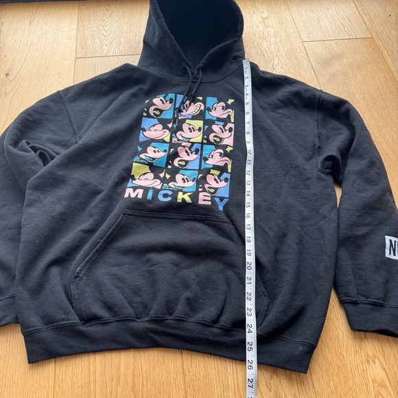 NEFF MICKEY MOUSE PRINT Black Hoodie Sweater - L - Picture 9 of 10